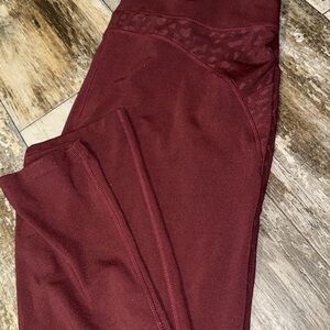 Burgundy Leggings